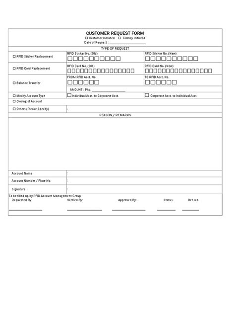 rfid request form